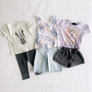 Girls T-Shirt Lot ZARA Baby GAP Denim Jeans CottonON KIDS Notorious BIG 2-3T